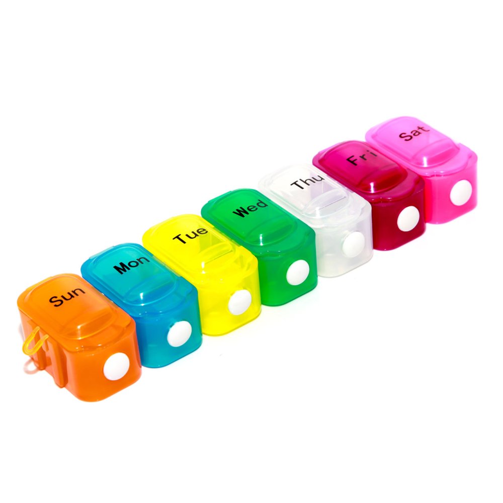 Push-Button 7 Day Detachable Pill Box - Image 2