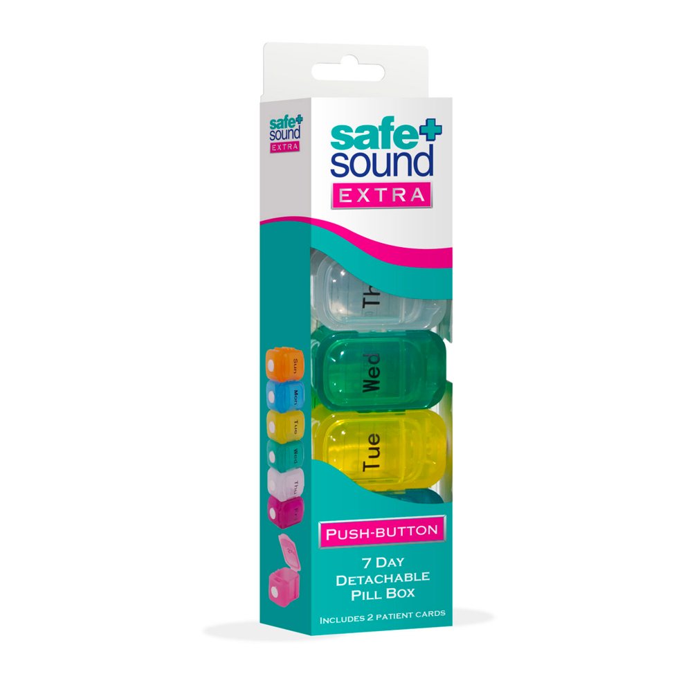 Push-Button 7 Day Detachable Pill Box - Image 4