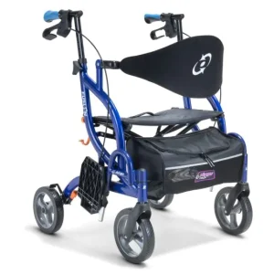 Drive AirGo Fusion 2-in-1 Lightweight Folding Rollator & Transport Chair